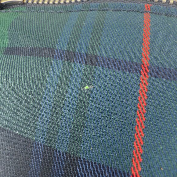 TOMMY JEANS Preppy Tartan Check Crest Logo Navy/Green Waist Bag Fanny Pack - Picture 3 of 7